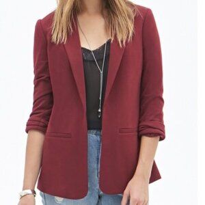 NWT Forever 21 sz medium open front blazer